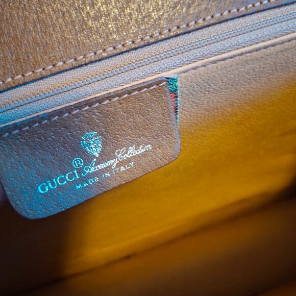 GUCCI Accessory Collection Envelope Purse Shoulder Bag Convertible Clut GG Logo - Picture 13 of 16